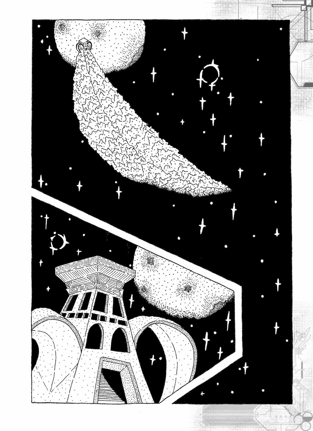 WeirdspaceRPG sci-fi illustrations